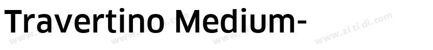 Travertino Medium字体转换